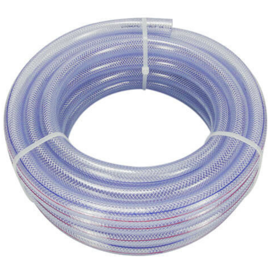 1/2″ x 100′ Reinforced Clear Tubing - Sedco Corp.