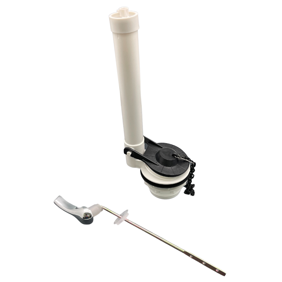 TOILET FLUSH VALVE KIT WITH UNIVERSAL TOILET TANK FILL LEVER Sedco Corp.