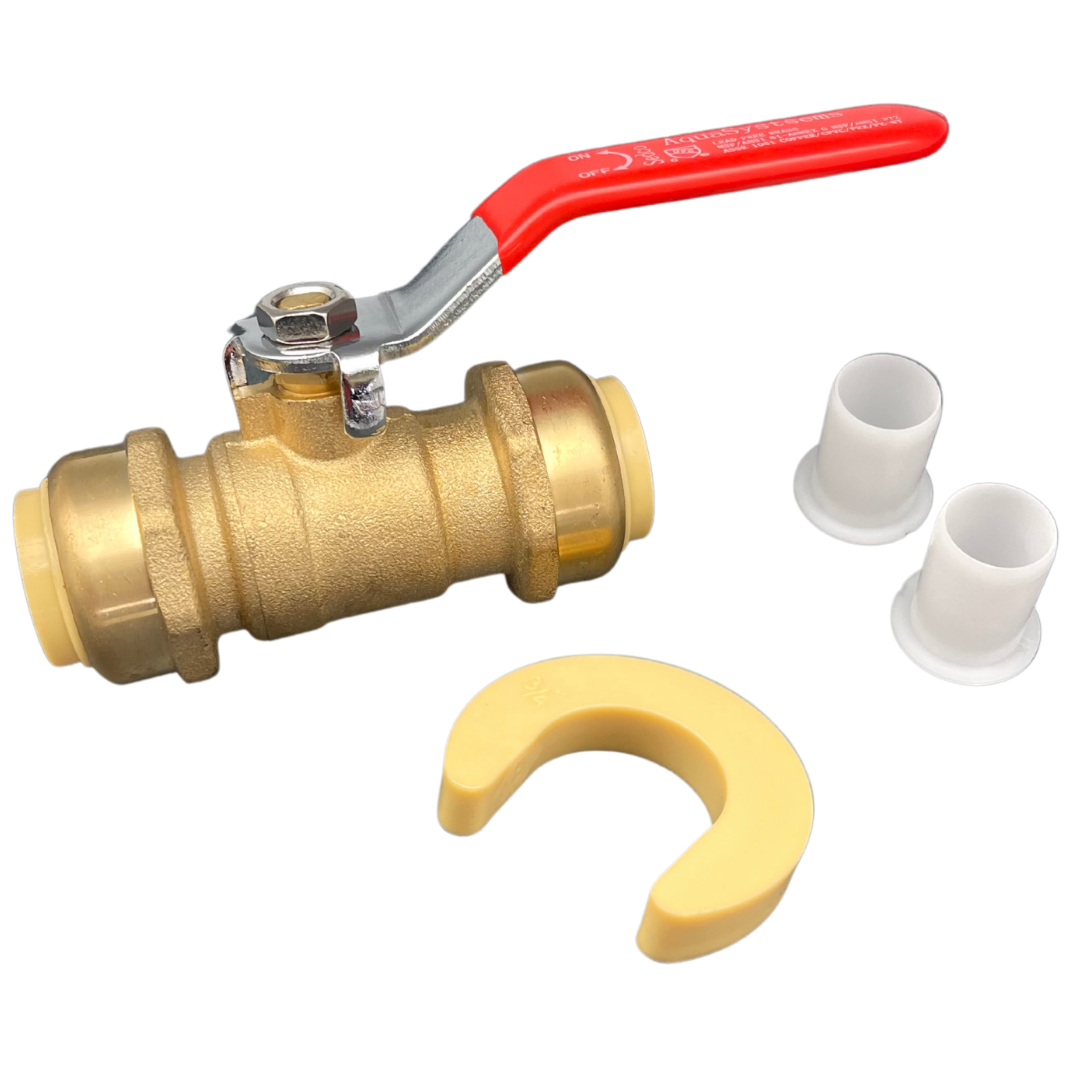 1/2″ LEADFREE DZR BRASS QUICKCONNECT BALL VALVE Sedco Corp.