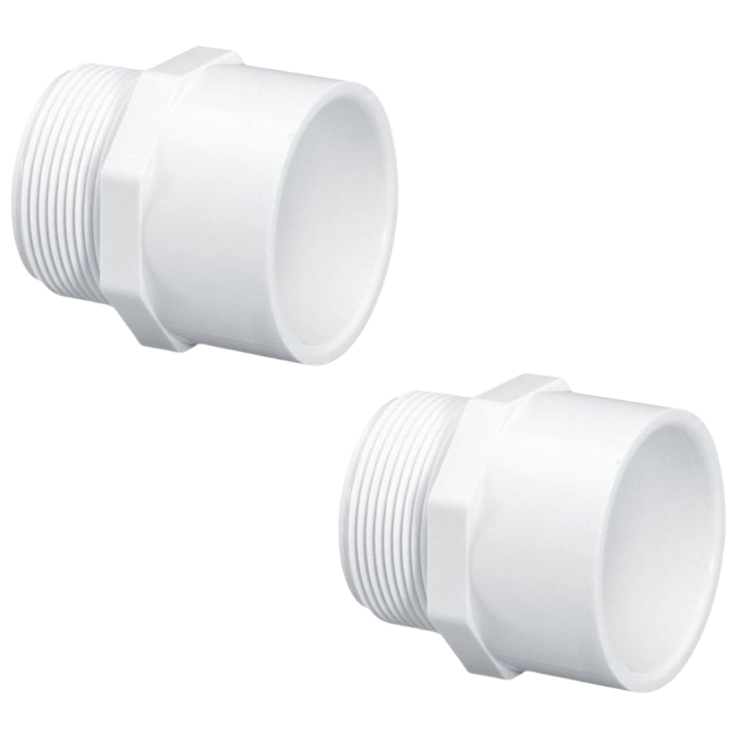 12″ Pvc Male Adapter Carded Packaging 2 Pack Sedco Corp 4562