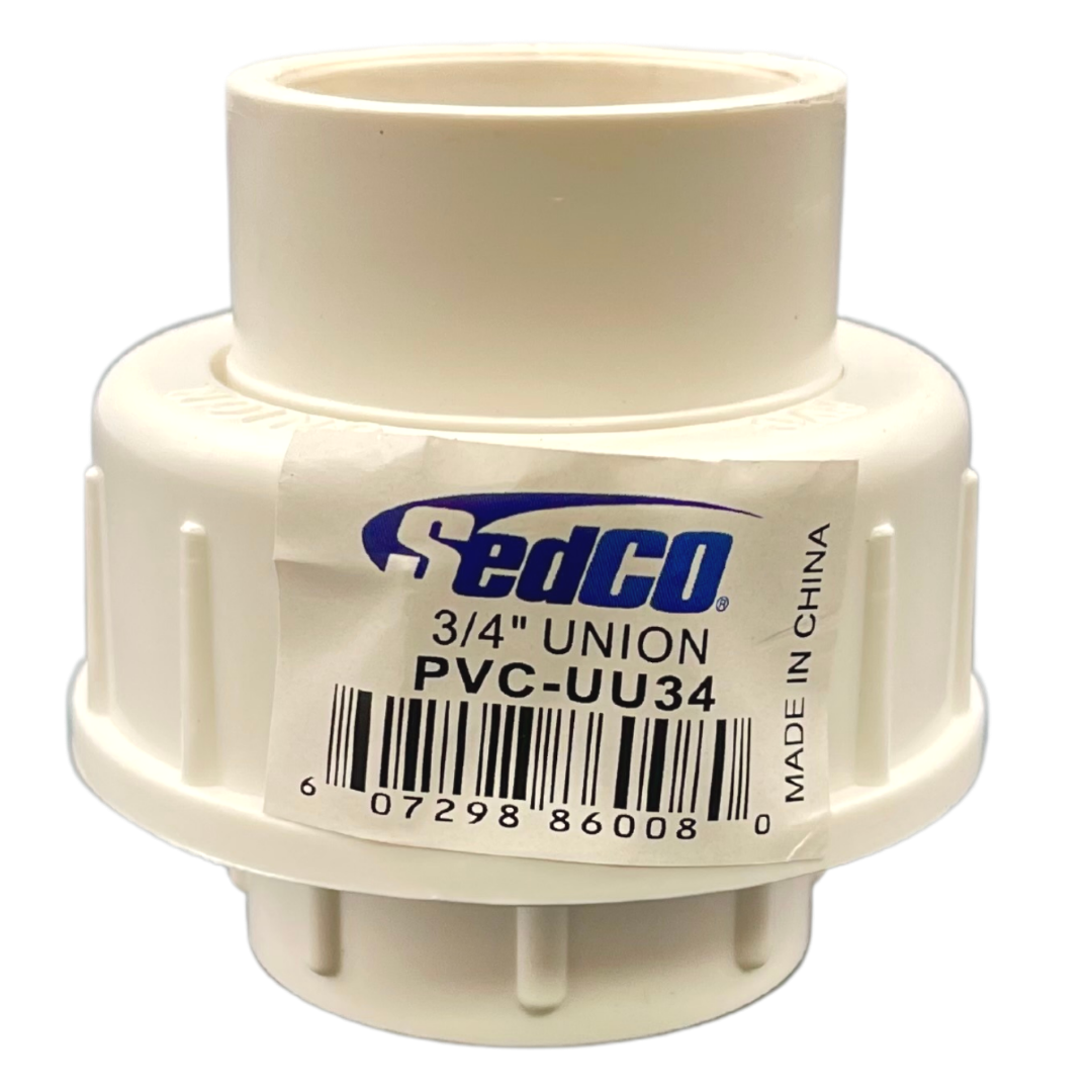 3/4″ PVC SLIP JOINT X SLIP JOINT UNION Sedco Corp.