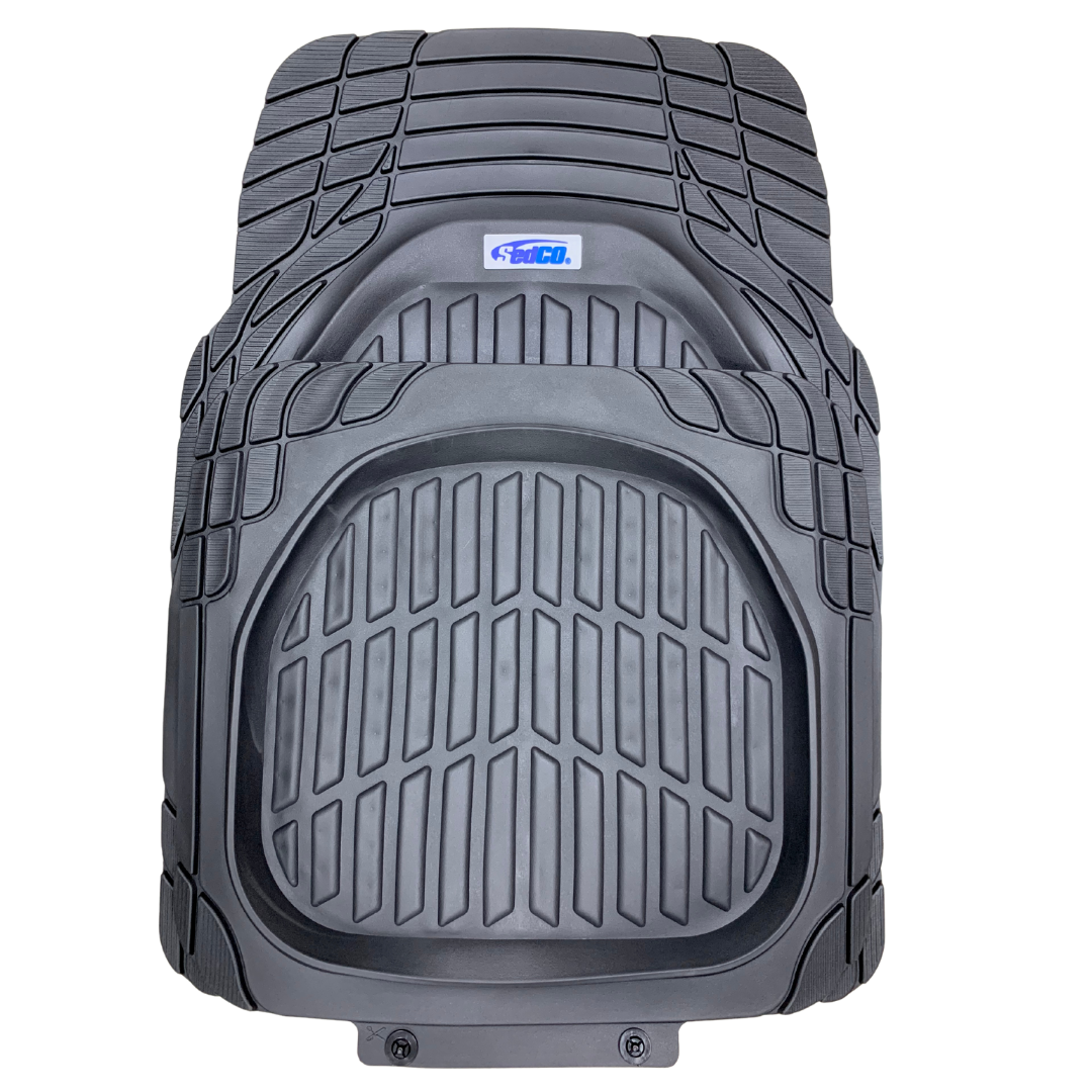 RUBBER CAR MAT, BLACK (4PACK) Sedco Corp.