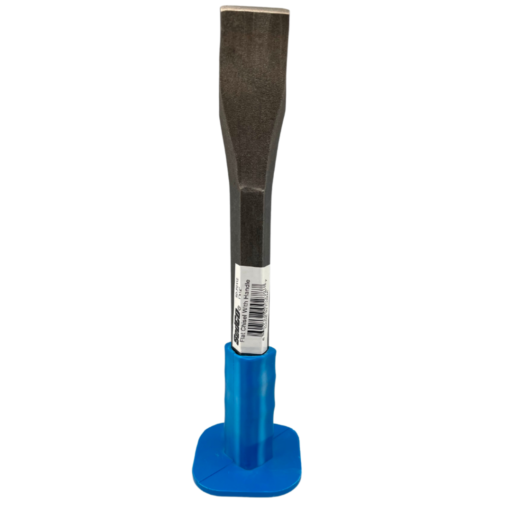 1″ x 12″ FLAT CHISEL W/HANDGUARD - Sedco Corp.