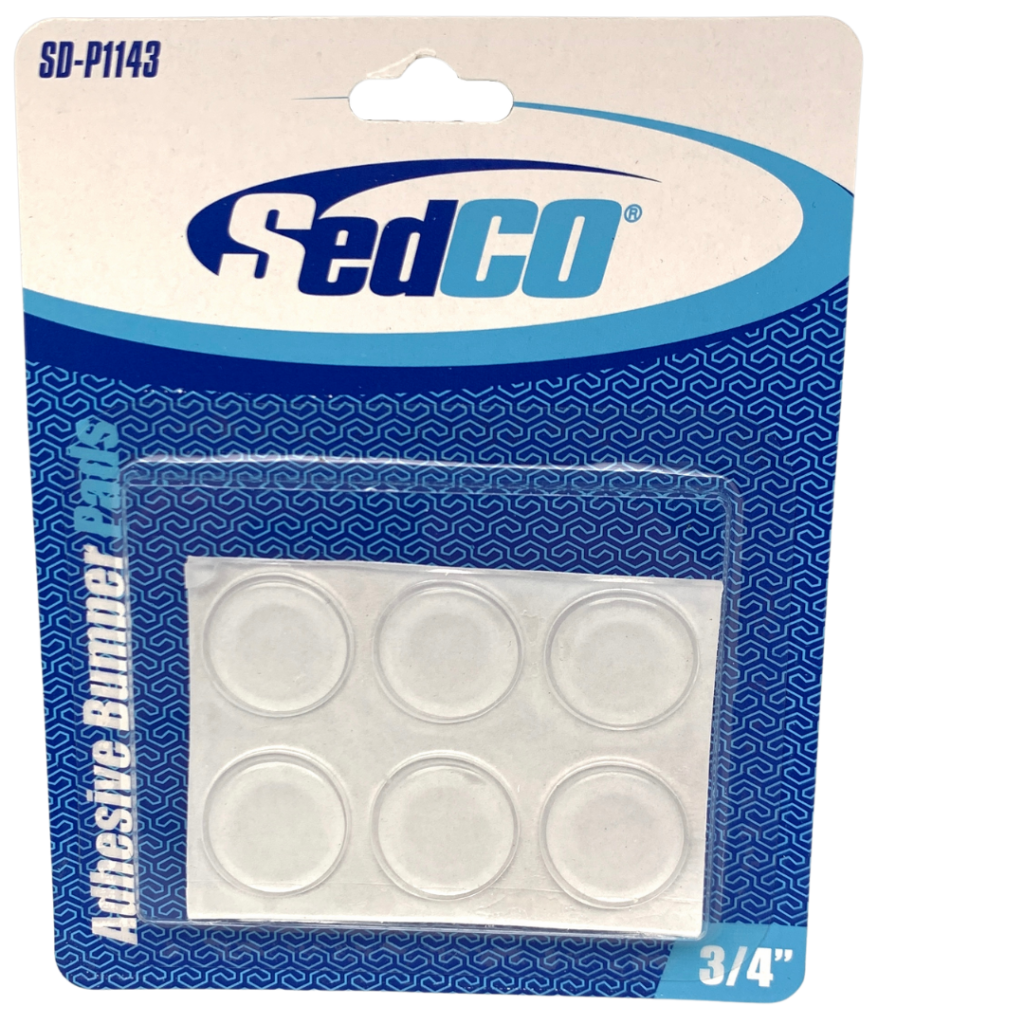 3/4″ ADHESIVE BUMPER PADS (6PACK) Sedco Corp.
