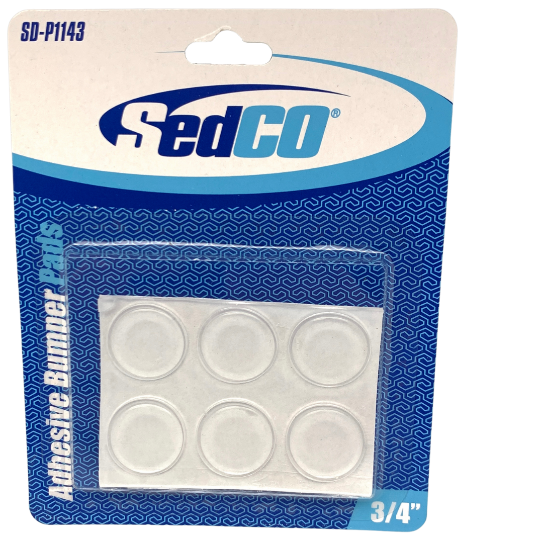 3/4″ ADHESIVE BUMPER PADS (6PACK) Sedco Corp.